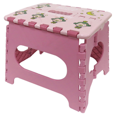 Cotton Field 棉花田傢飾 茶茶小王子多功能折疊椅 承重120公斤, L29 x 22 x 27cm, 粉色, 1個