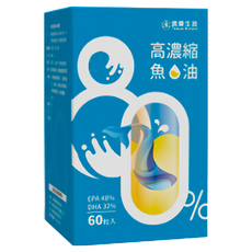 信東生技 萃取深海魚油 高濃縮 Omega-3 EPA 48% DHA 32%, 60顆, 1盒