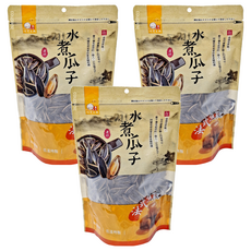 老姥 水煮瓜子, 法式焦糖風味, 低溫烘製, 360g, 3包