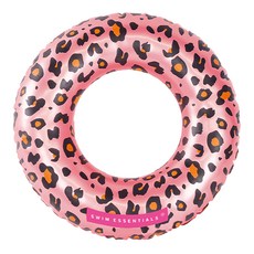 SWIM ESSENTIALS 幼兒游泳圈, 玫瑰金小花豹, 1個