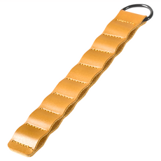 Sunday Life 營釘專用8孔皮革收納條 黃棕色, 1個