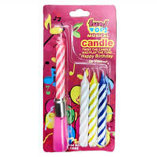 fun TOPS 會唱英文生日歌蠟燭組, 顏色隨機, 1組