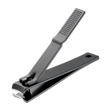 MEKO 簡約不鏽鋼指甲剪 美觀黑色流線設計 耐用易操作 方便攜帶, X-079, 1個