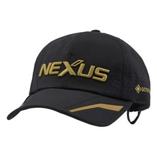 SHIMANO 黑色防水釣魚帽 CA-101X 107671, 黑色, 1個