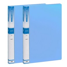 Heemangfile A3適用20頁可加頁檔案夾, 2本, 淺藍色