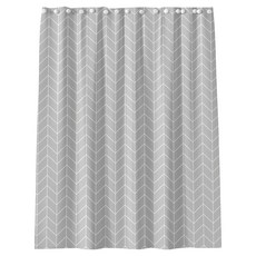 葉子小舖 時尚環保浴簾, 線條, 1個