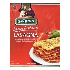 SAN REMO 快煮千層麵 大片, 250g, 1盒