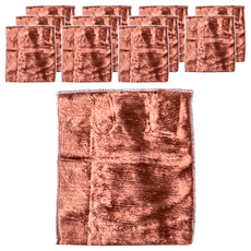 Little Pink Rabbit 粉彩小兔 木質除油抹布 12條套裝, 1組, 28 x 25cm