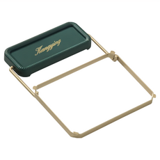 E dot 水槽可折疊鐵藝邊濾網架 鐵 PP材質 廚房室內適用, 墨綠金, 1個