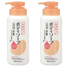 KUMANO 熊野油脂 豆乳異黃酮沐浴露 600ml, 2瓶