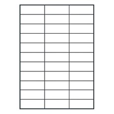 鶴屋 A4三用電腦標籤 61號 B2770 70 x 27mm, 33格, 105張