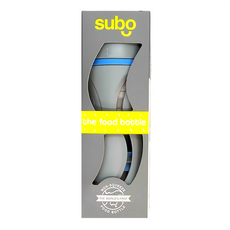 Subo 隨身瓶 世界首創非擠壓食品瓶, 灰藍色, 210ml, 1個