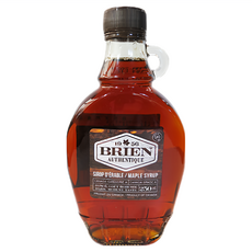 BRIEN 頂級楓糖漿 Dark A等級半透明深琥珀色 加拿大專業楓糖廠製作, 250ml, 1瓶