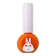 recipebox 韓兔 可撕式水性兒童指甲油 安全無毒 水性配方 兒童美甲, 1件, 熱帶橘