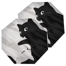 Well Life 悅生活 GoTrip微旅行太極貓晴雨傘2支, 五折手動款