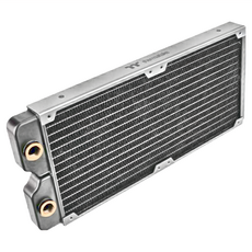 thermaltake 曜越 Pacific 水冷銅冷排 SR280, CL-W381-CU00BL-A, 黑色, 1個