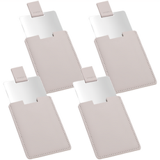 小麥購物 皮革隨身鏡 E078 18g, 4個, 太空灰