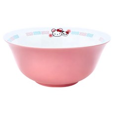 Hello Kitty 凱蒂貓 拉麵碗 kt-cl, 1個, 粉色 + 白色