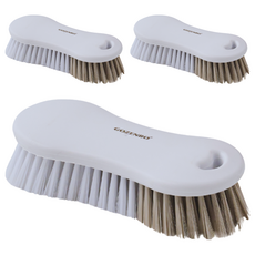 GOZENBO 御膳坊 純粹加長洗衣刷, 白色/灰色, 3個