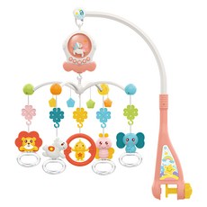 PLAYFUL TOYS 頑玩具 兒童玩具 獨角獸床鈴, 霞紅, 1組