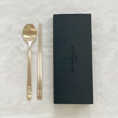 Nothyang 烏龜 1人份湯筷組, 湯匙+筷子+禮盒, 1組, 單色