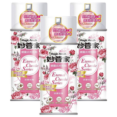 Magic Amah 妙管家 噴霧式芳香劑 浪漫玫瑰, 銀離子抗菌配方 日本消臭因子中和室內異味 300ml, 3瓶
