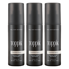 TOppiK 頂豐 FiberHold Spray 增髮纖維專屬定型液, 含維他命B5 滋養頭髮, 幫助纖維假髮定型, 美國原裝進口 118ml, 3瓶