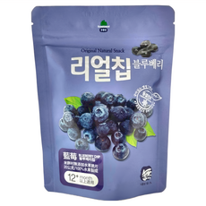 Ssalgwaja 米餅村 無添加寶寶水果脆片, 藍莓, 20g, 1包