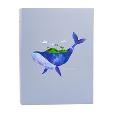 conifer 綠的事務 柔伊插畫Ⅳ 25K插畫系列 20孔孔夾 含內頁, 1本, 鯨之綠洲 藍色