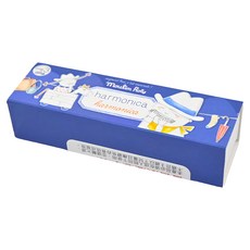 Moulin Roty 迷您兒童口琴(10孔), 適合3歲以上兒童, 音樂啟蒙玩具, 1盒, 11X3.5X2.5公分, MR-713107