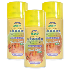 CHASEGERMER 確是淨 消臭香氛噴霧, 森林, 300ml, 3瓶