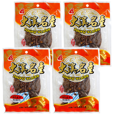 四乘六 滷肉風味豆干, 古法製作，風味獨特，休閒零食, 90g, 4包