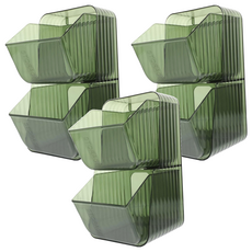 SDLP 時代良品 簡約抽屜儲存盒 收納, 綠色, 3個