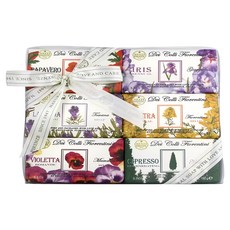 NESTI DANTE 義大利手工皂 天然花妍禮盒, 6個, 150g