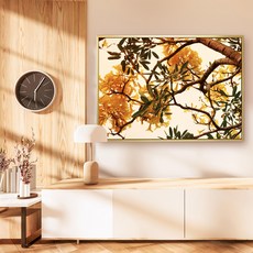 Boluo 菠蘿選畫所 金黃盛宴I 畫框 居家裝飾藝術畫作, 金色