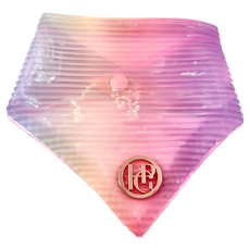 HAPPY GO PUPPY 寵物領巾，漸變色, S, 獨角獸, 1條