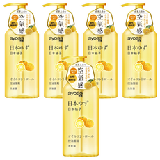 syoss 絲蘊 控油蓬鬆洗髮露 日本柚子 清新果香 髮絲輕盈蓬鬆, 420ml, 5瓶