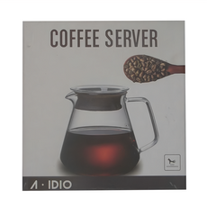 A-IDIO 阿迪優 玻璃壺, 600ml 耐熱玻璃咖啡壺, 單件, 1個