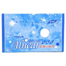 Alnear 歐蜜 水織布化妝棉, 400片, 2入