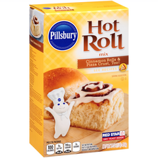 Pillsbury HOT ROLL 軟式麵包預拌粉 麵包捲粉, 453g, 1盒