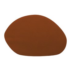 kela Stone 鵝卵型皮革餐墊, 45 x 30cm, 赤陶棕, 1個