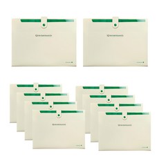 Morning Glory 5200 12格風琴夾 象牙白, 10個, 象牙