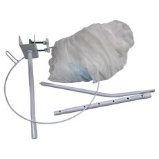 嬰兒蚊帳 適用於嬰兒床, 藍色花邊