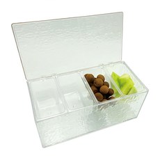 bargogo 巴果果 冰立方 水果置物盒 壓克力+塑料, 透明, 1個