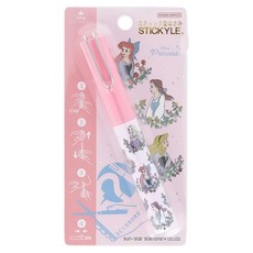 sun-star STICKYLE 攜帶型剪刀, 1個, 迪士尼公主