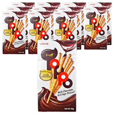 Toppo 夾心餅乾棒 巧克力口味 香脆餅乾 雙重口味 香草巧克力, 40g, 12盒