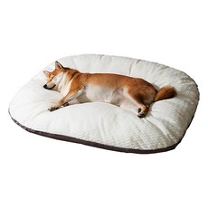 艾米購物 珊瑚絨寵物保暖墊 300g 狗墊 貓墊, L號(75 x 60 x 11cm), 米白色, 1個