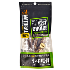 NATURAL FARM 自然牧場 小牛尾骨 100% 紐西蘭天然零食, 1包, 60g