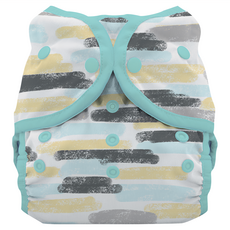 THIRSTIES 壓扣防水尿布兜 100%聚酯層壓到聚氨酯上(TPU) 尺寸1 (3-8kg), Dreamscape, 1件