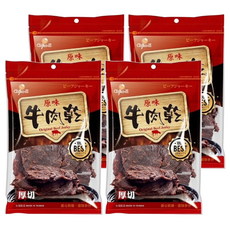 Chiao-E 巧益 原味牛肉乾, 70g, 4包